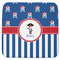 Blue Pirate Memory Foam Bath Mat - 48"x48" (Personalized)