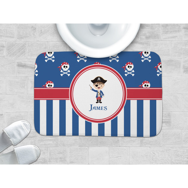 Blue Pirate Memory Foam Bath Mat - LIFESTYLE 34x21