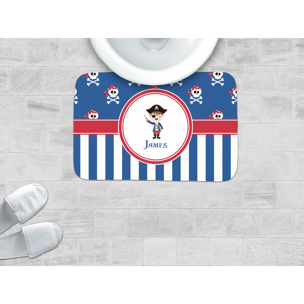 Blue Pirate Memory Foam Bath Mat - LIFESTYLE