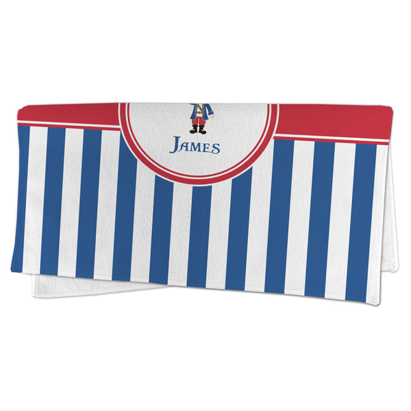 Blue Pirate Microfiber Dish Rag - FOLDED (half)