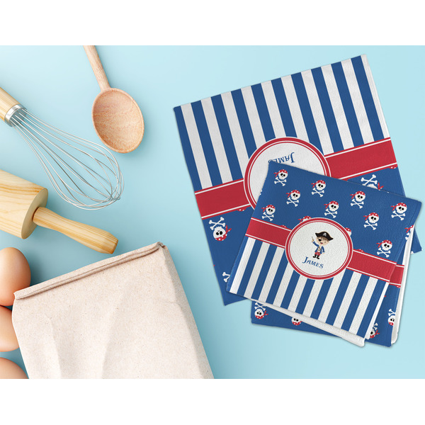 Blue Pirate Microfiber Dish Rag - LIFESTYLE