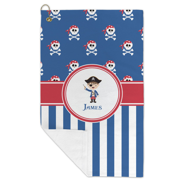 Blue Pirate Microfiber Golf Towels - FOLD