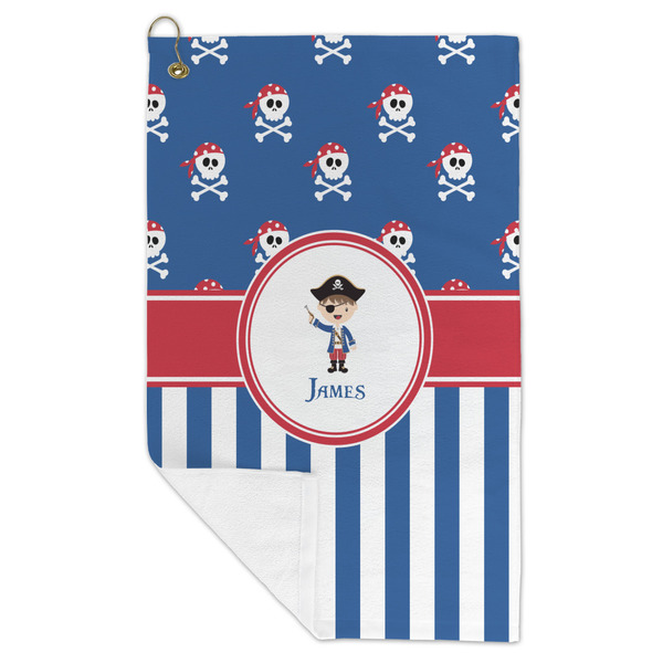 Blue Pirate Microfiber Golf Towels - FOLD
