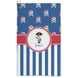 Blue Pirate Microfiber Golf Towel (Personalized)