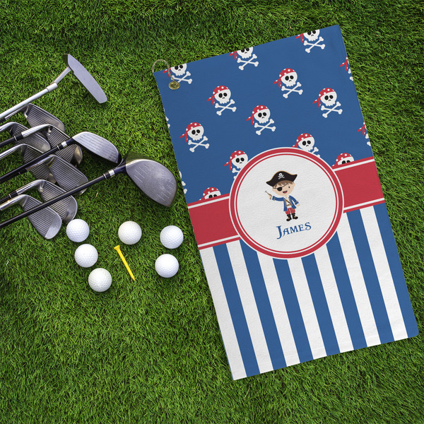 Blue Pirate Microfiber Golf Towels - LIFESTYLE