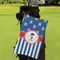 Blue Pirate Microfiber Golf Towels - Small - LIFESTYLE