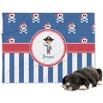 Blue Pirate Dog Blanket (Personalized)