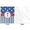 Blue Pirate Minky Blanket - 50"x60" - Single Sided - Front & Back
