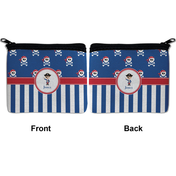 Blue Pirate Neoprene Coin Purse - Front & Back (APPROVAL)