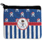Blue Pirate Neoprene Coin Purse - Front