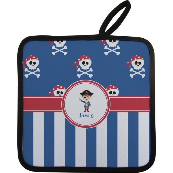Blue Pirate Neoprene Pot Holder