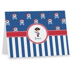 Blue Pirate Note cards (Personalized)