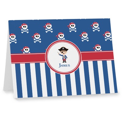 Blue Pirate Note cards (Personalized)
