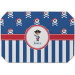 Blue Pirate Dining Table Mat - Octagon (Single-Sided) w/ Name or Text