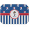 Blue Pirate Octagon Placemat - Single front