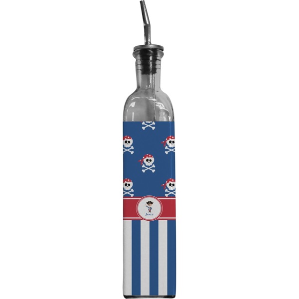 Custom Blue Pirate Oil Dispenser Bottle (Personalized)