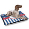 Blue Pirate Outdoor Dog Beds - Large - IN CONTEXT
