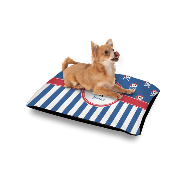 Blue Pirate Outdoor Dog Beds - Small - IN CONTEXT