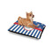 Blue Pirate Outdoor Dog Beds - Small - IN CONTEXT