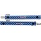 Blue Pirate Pacifier Clip - Front and Back