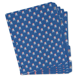 Blue Pirate Binder Tab Divider Set (Personalized)