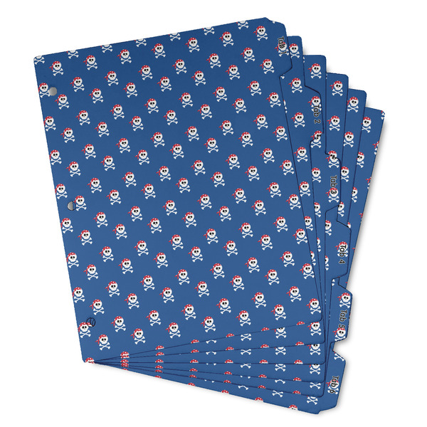 Blue Pirate Page Dividers - Set of 6 - Main/Front