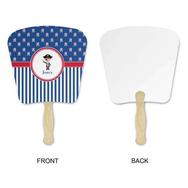 Blue Pirate Paper Fans - Approval