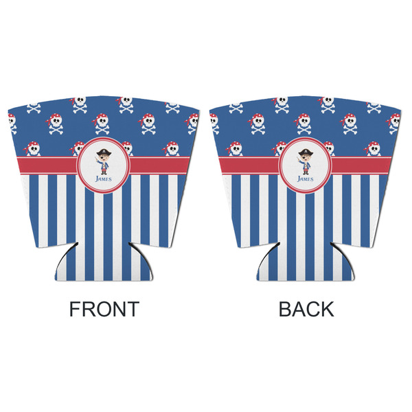 Blue Pirate Party Cup Sleeves - with bottom - APPROVAL