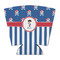 Blue Pirate Party Cup Sleeves - with bottom - FRONT