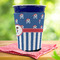 Blue Pirate Party Cup Sleeves - with bottom - Lifestyle