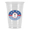 Blue Pirate Party Cups - 16oz - Front/Main