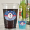 Blue Pirate Party Cups - 16oz - In Context