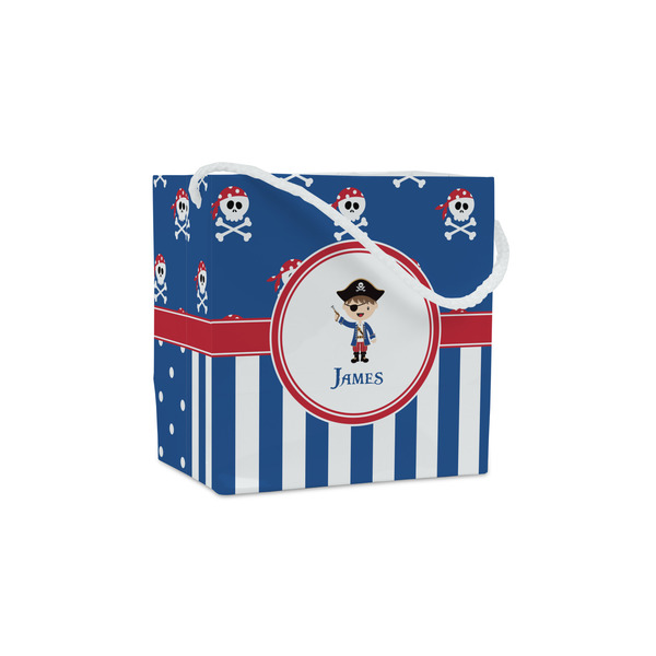 Custom Blue Pirate Party Favor Gift Bags (Personalized)