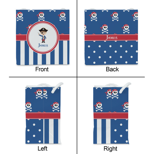 Blue Pirate Party Favor Gift Bag - Matte - Approval