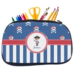 Blue Pirate Neoprene Pencil Case - Medium w/ Name or Text