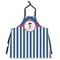 Blue Pirate Apron Without Pockets w/ Name or Text