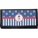 Blue Pirate Canvas Checkbook Cover (Personalized)