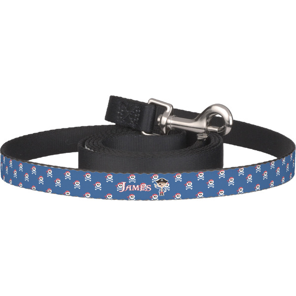Custom Blue Pirate Dog Leash (Personalized)