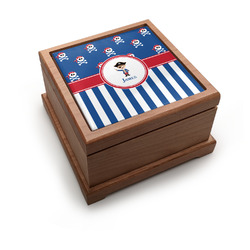 Blue Pirate Pet Urn w/ Name or Text