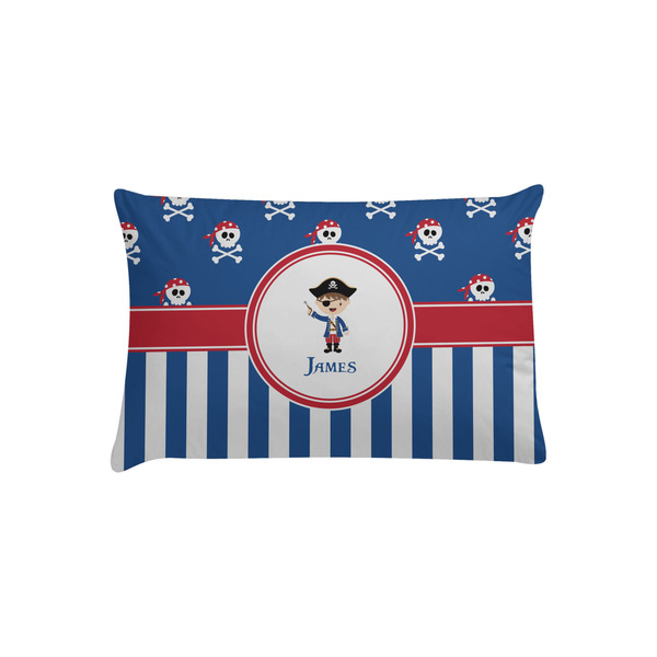 Custom Blue Pirate Pillow Case - Toddler (Personalized)