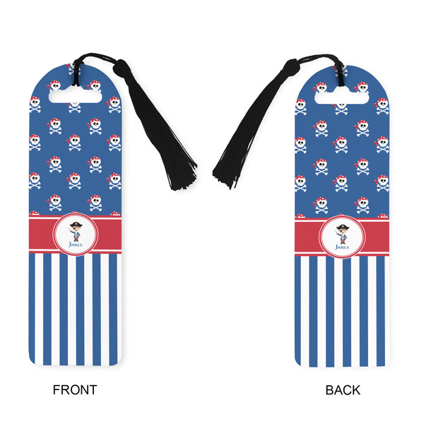 Blue Pirate Plastic Bookmarks - Approval