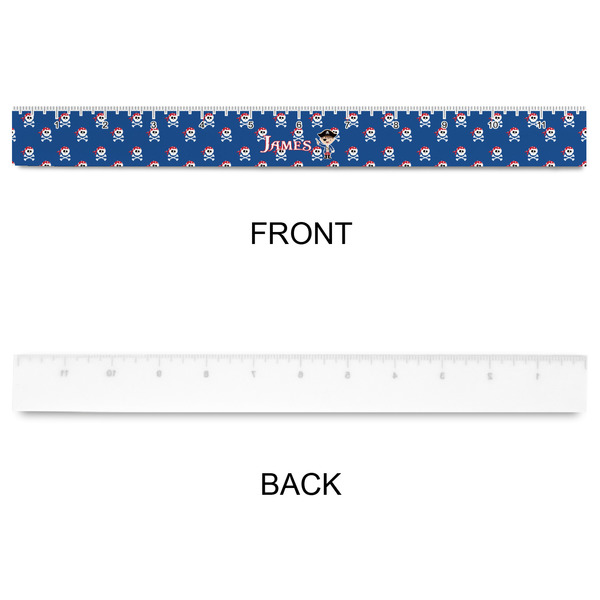 Blue Pirate Plastic Ruler - 12" - APPROVAL