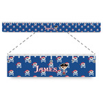 Blue Pirate Plastic Ruler - 12" (Personalized)