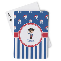 Blue Pirate Playing Cards (Personalized)