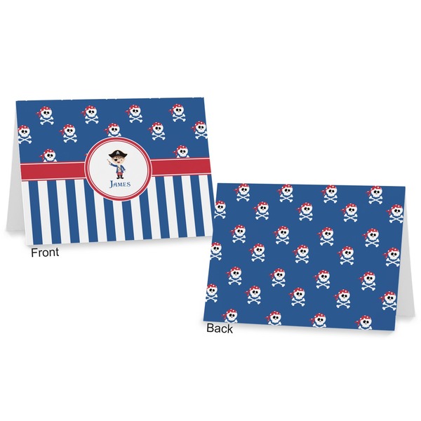 Blue Pirate Postcard - Front and Back