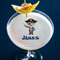 Blue Pirate Printed Drink Topper - XLarge - In Context