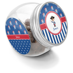 Blue Pirate Puppy Treat Jar (Personalized)