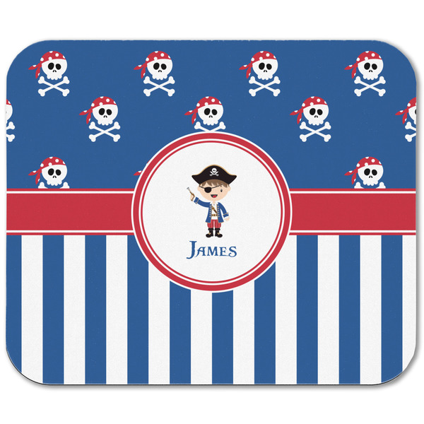 Blue Pirate Rectangular Mouse Pad - APPROVAL