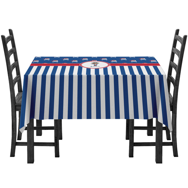 Custom Blue Pirate Tablecloth (Personalized)