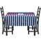 Blue Pirate Rectangular Tablecloths - Side View
